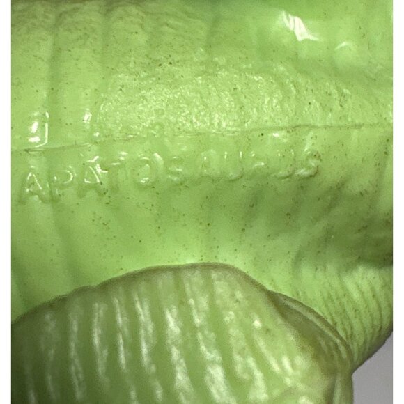 Vintage Apatosaurus Dinosaur Large Figure RARE Green Plastic Collectible - Picture 4 of 7
